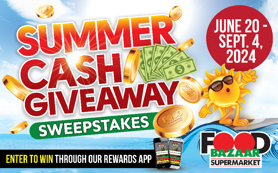Summer Cash Giveaway Sweepstakes - Enter to Win Through our Rewards App